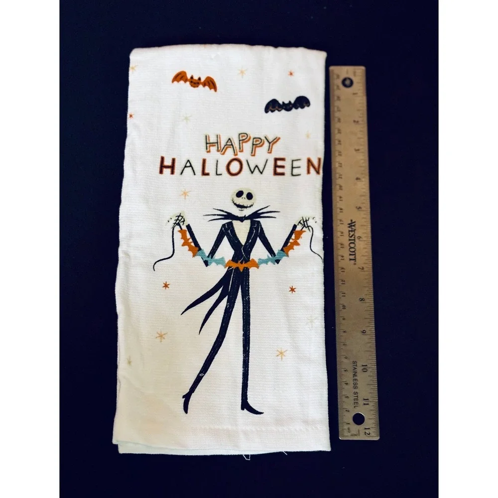 Disney Nightmare Before Christmas Jack Skellington Halloween Kitchen Towels 2pk